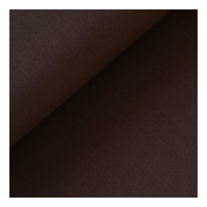 Stoffschwester soft touch Uni Baumwolle braun