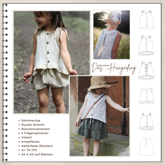 Papierschnittmuster "Das Hängeding" 