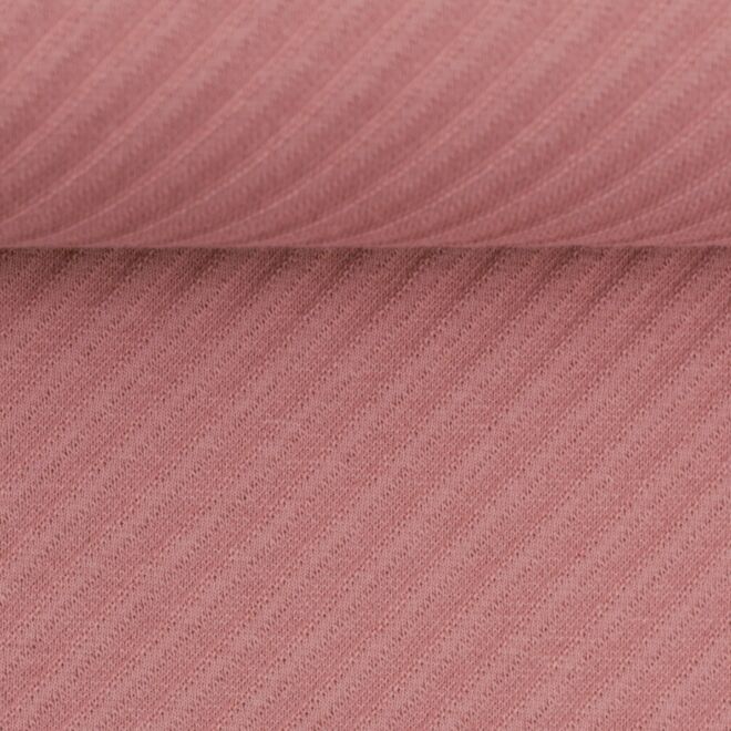 Jacquardjersey "Sarina" altrosa