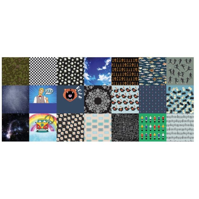 Maskenstoff-Panel "all over" Design A