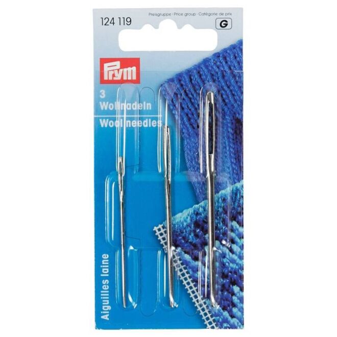 Prym Woll-Nadel ohne Spitze No. 1,3,5