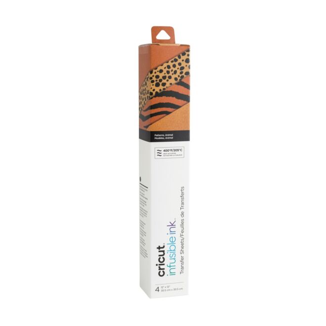Cricut Infusible Ink Transferbogen - Animal Print - 4 Bogen 30,5 x 30,5 cm