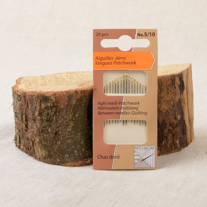 Halblange Nähnadeln/Patchworknadeln Nr.5-10 / 20 Stück