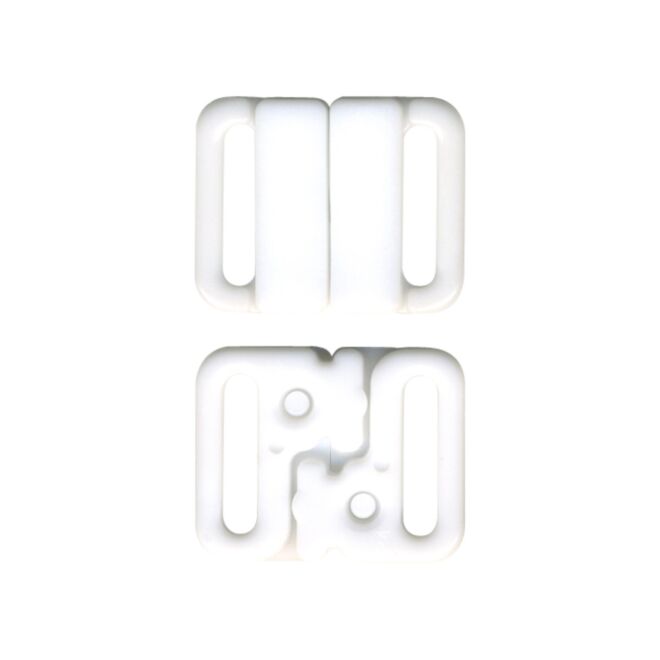 BH/Bikini-Verschluss-Set (6-teilig) weiß