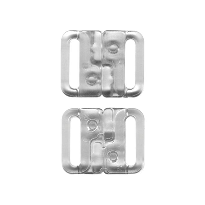 BH/Bikini-Verschluss-Set (6-teilig) transparent