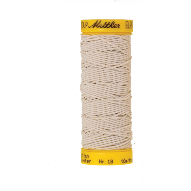 Amann Mettler Elasticfaden 10m - Eggshell