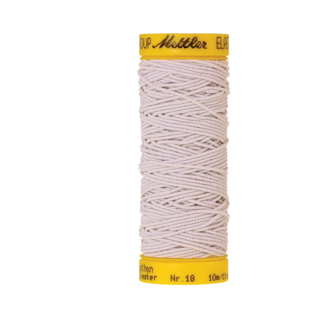 Amann Mettler Elasticfaden 10m - White