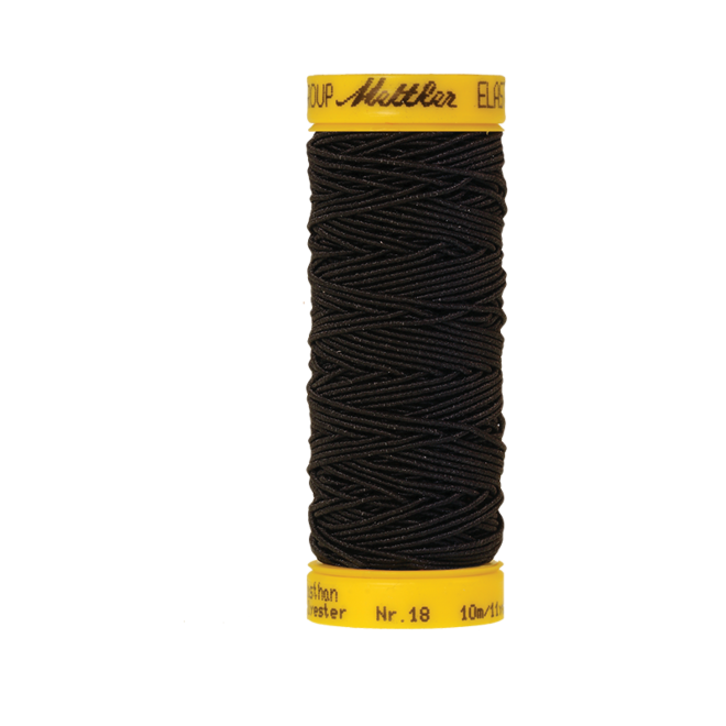 Amann Mettler Elasticfaden 10m - Black