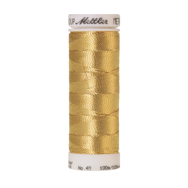 Amann Mettler Metallic 40, 100m - Beaten Gold