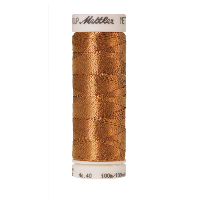 Amann Mettler Metallic 40, 100m - Copper Gold