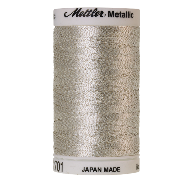 Amann Mettler Metallic 40, 600m - Silver