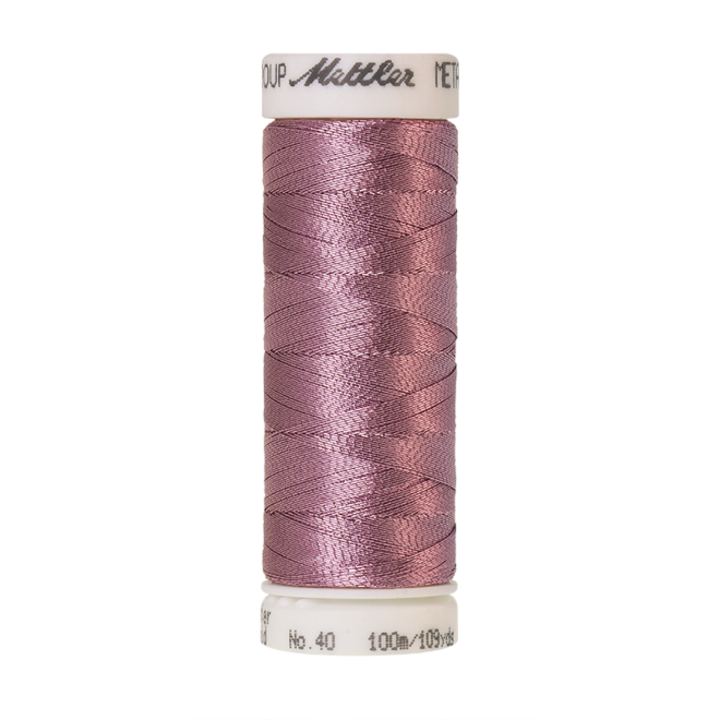 Amann Mettler Metallic 40, 100m - Bright Amethyst