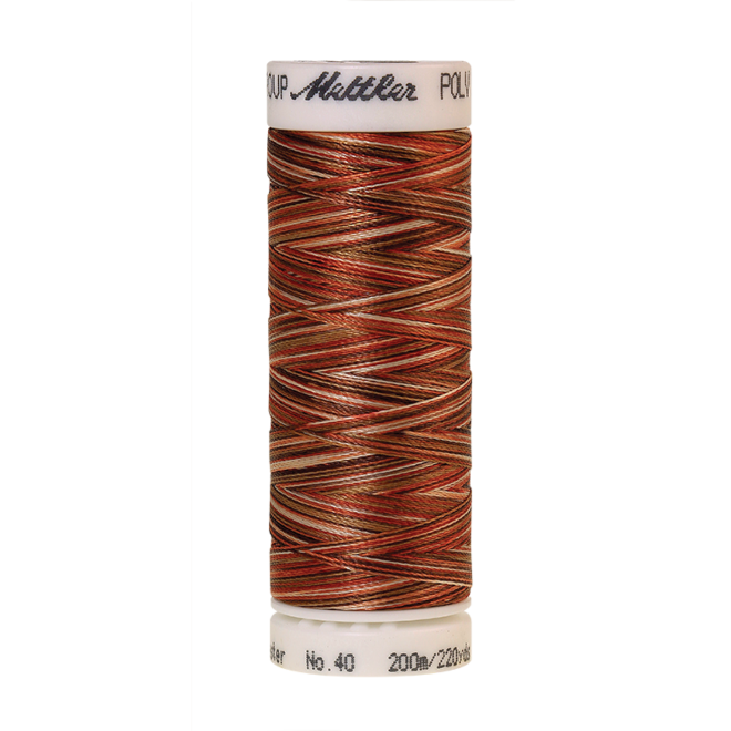 Amann Mettler Poly Sheen Multi, 200m Spule in Autumn Spice  Die Multifarben harmonieren perfekt mit dem unifarbenen Poly Sheen