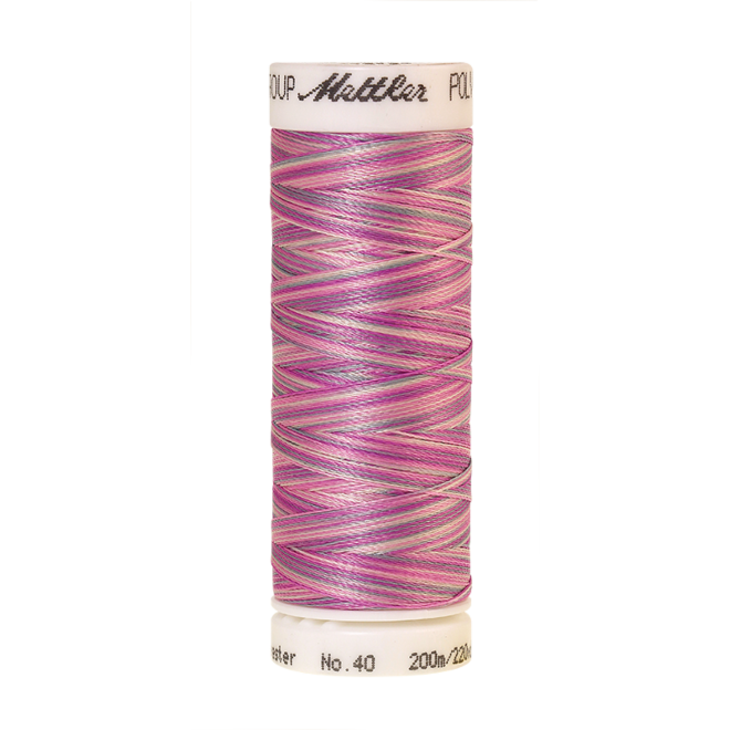 Amann Mettler Poly Sheen Multi, 200m Spule in Plum Pourri  Die Multifarben harmonieren perfekt mit dem unifarbenen Poly Sheen