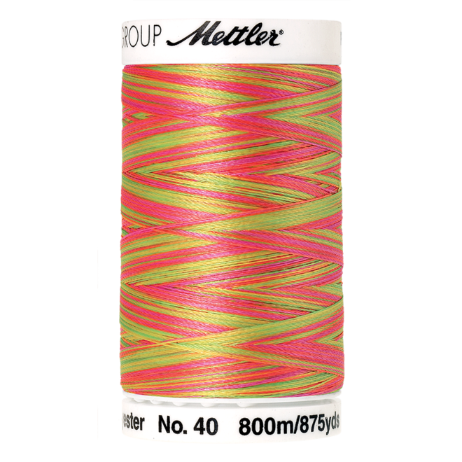 Amann Mettler Poly Sheen Multi, 800m Spule in Sporty Neons Die Multifarben harmonieren perfekt mit dem unifarbenen Poly Sheen