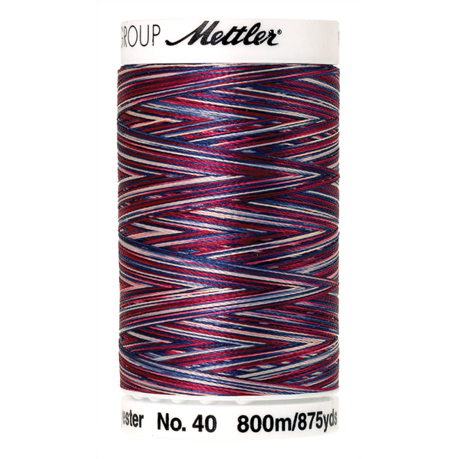 Amann Mettler Poly Sheen Multi, 800m Spule in American Flag  Die Multifarben harmonieren perfekt mit dem unifarbenen Poly Sheen