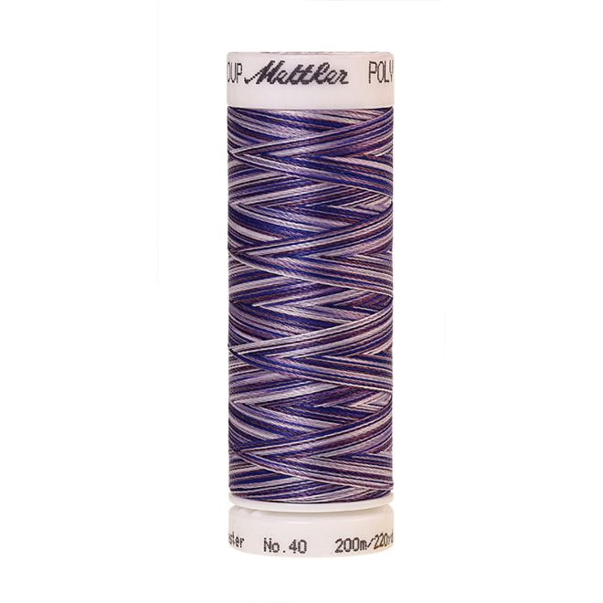 Amann Mettler Poly Sheen Multi, 200m Spule in Violet Hues Die Multifarben harmonieren perfekt mit dem unifarbenen Poly Sheen