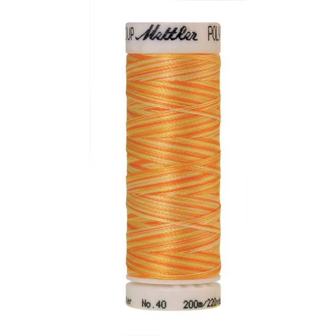 Amann Mettler Poly Sheen Multi, 200m Spule in Sunny Rays  Die Multifarben harmonieren perfekt mit dem unifarbenen Poly Sheen