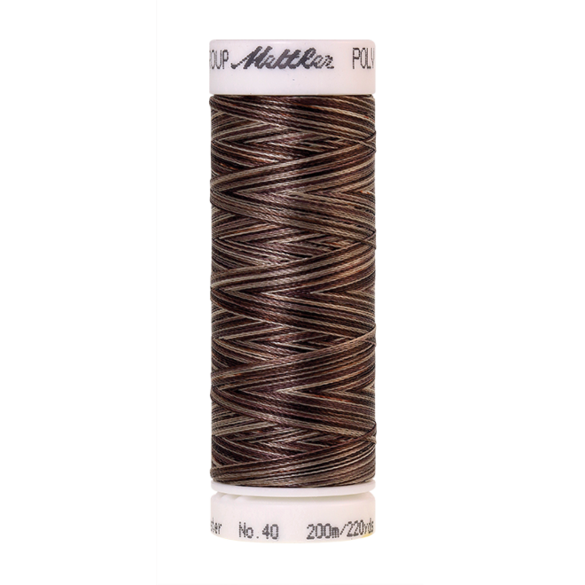 Amann Mettler Poly Sheen Multi, 200m Spule in Coffee Blends  Die Multifarben harmonieren perfekt mit dem unifarbenen Poly Sheen