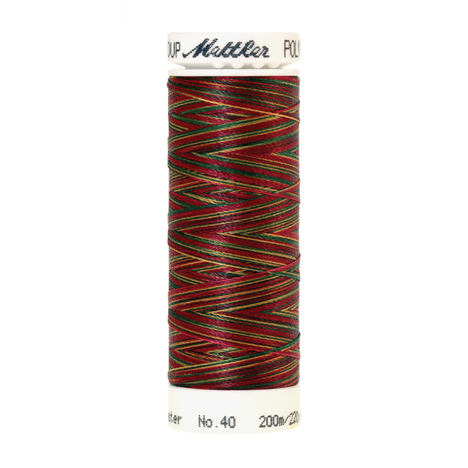 Amann Mettler Poly Sheen Multi, 200m Spule in Holiday Traditions  Die Multifarben harmonieren perfekt mit dem unifarbenen Poly Sheen
