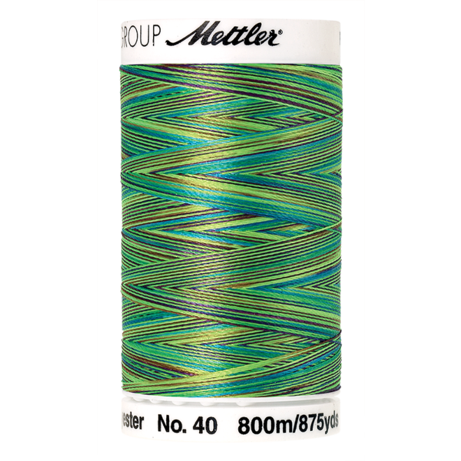 Amann Mettler Poly Sheen Multi, 800m Spule in Lava Lamp Die Multifarben harmonieren perfekt mit dem unifarbenen Poly Sheen