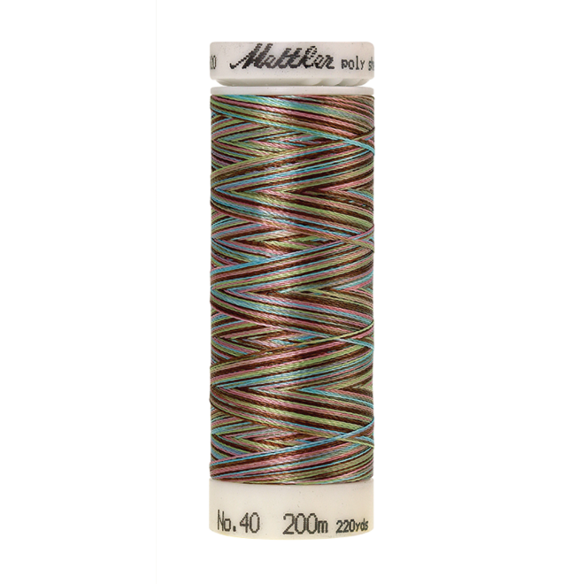Amann Mettler Poly Sheen Multi, 200m Spule in Tween Fashion  Die Multifarben harmonieren perfekt mit dem unifarbenen Poly Sheen