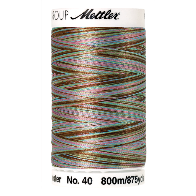 Amann Mettler Poly Sheen Multi, 800m Spule in Tween Fashion Die Multifarben harmonieren perfekt mit dem unifarbenen Poly Sheen