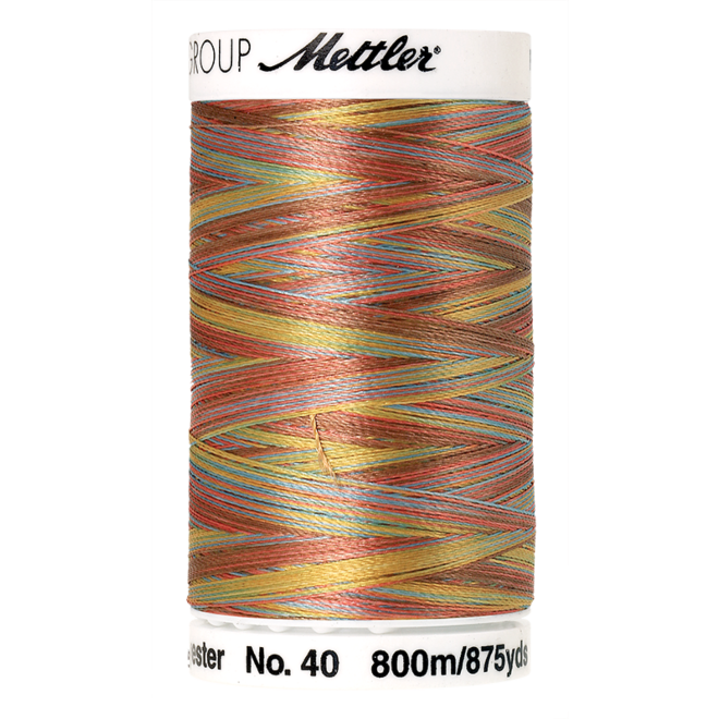 Amann Mettler Poly Sheen Multi, 800m Spule in Coastal Mix Die Multifarben harmonieren perfekt mit dem unifarbenen Poly Sheen