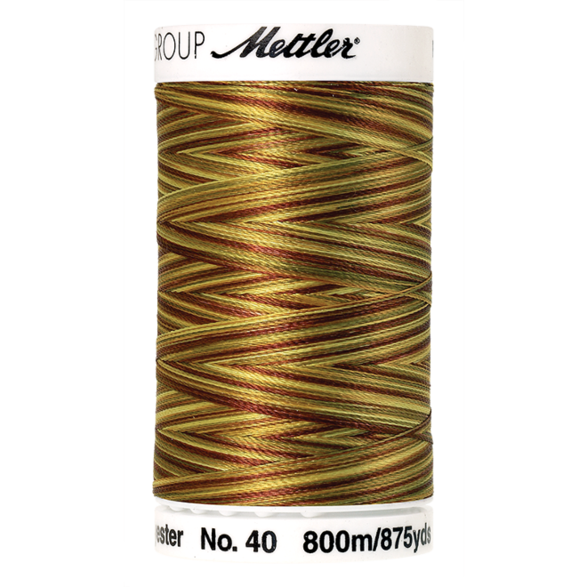 Amann Mettler Poly Sheen Multi, 800m Spule in Golden Harvest Die Multifarben harmonieren perfekt mit dem unifarbenen Poly Sheen