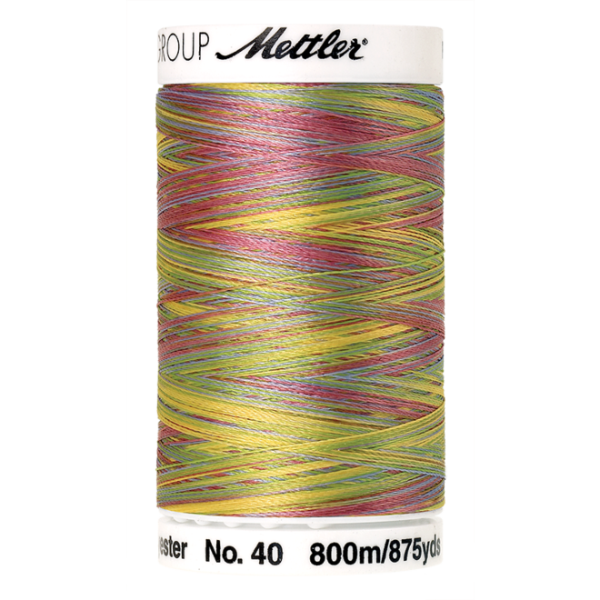 Amann Mettler Poly Sheen Multi, 800m Spule in Spring Fling Die Multifarben harmonieren perfekt mit dem unifarbenen Poly Sheen