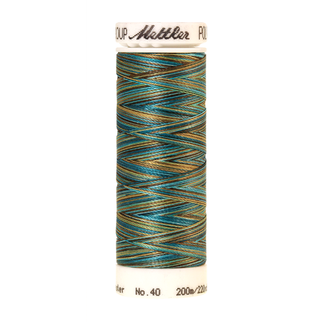 Amann Mettler Poly Sheen Multi, 200m Spule in Caribbean Reefs  Die Multifarben harmonieren perfekt mit dem unifarbenen Poly Sheen