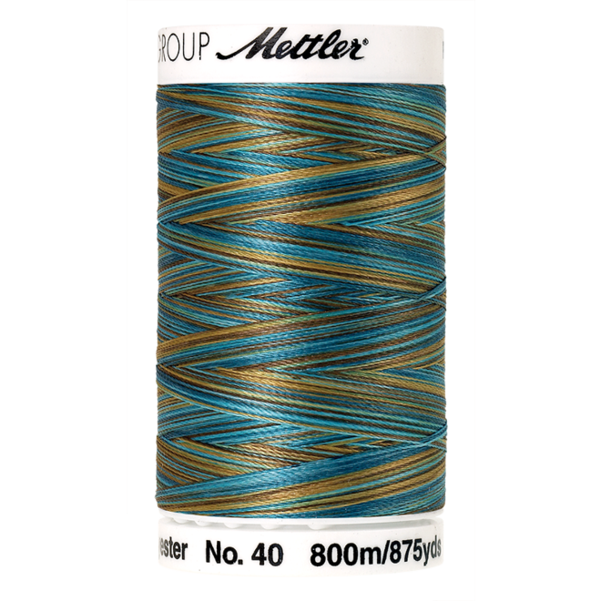 Amann Mettler Poly Sheen Multi, 800m Spule in Caribbean Reefs Die Multifarben harmonieren perfekt mit dem unifarbenen Poly Sheen