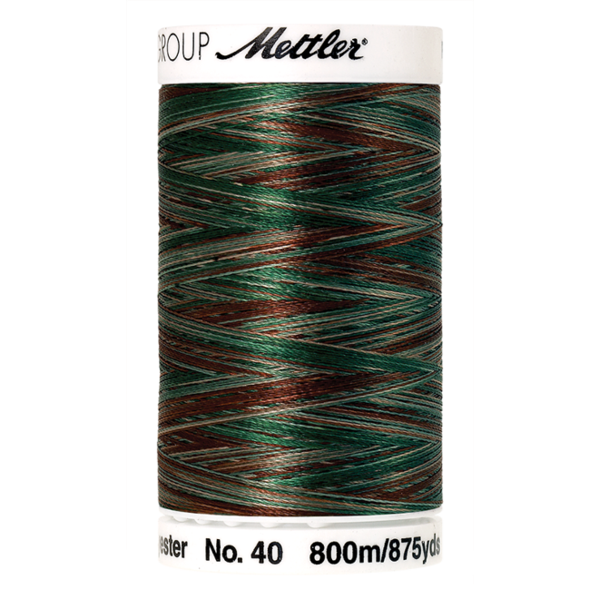 Amann Mettler Poly Sheen Multi, 800m Spule in Forest Woods Die Multifarben harmonieren perfekt mit dem unifarbenen Poly Sheen