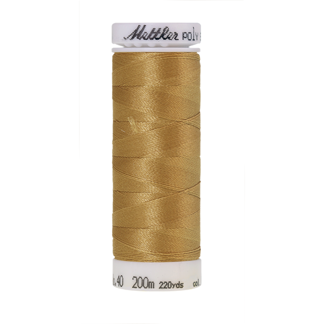 Amann Mettler Poly Sheen Flax glänzt durch den trilobalen Fadenquerschnitt besonders schön. Zum Sticken, Quilten, Nähen. 200m Spule