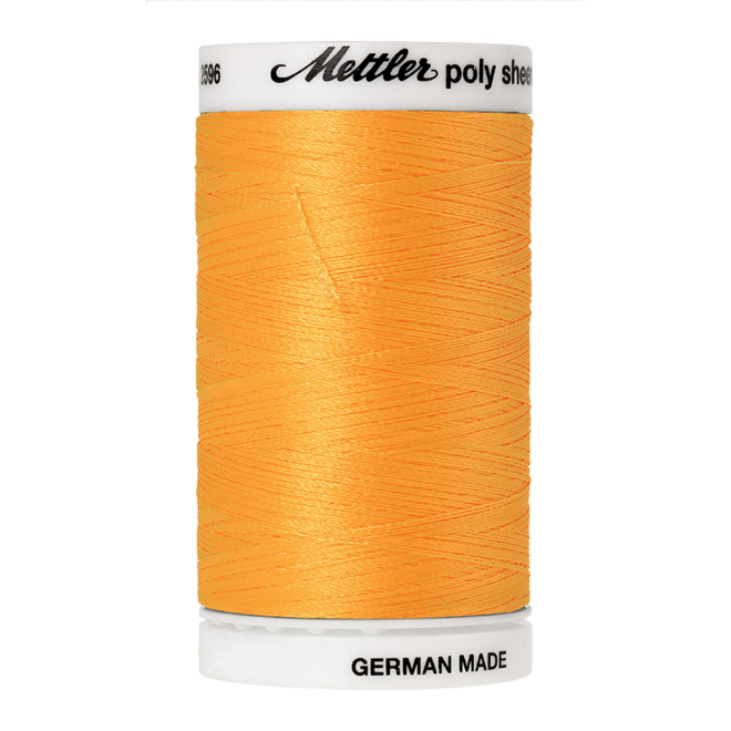 Amann Mettler Poly Sheen Sunflower glänzt durch den trilobalen Fadenquerschnitt besonders schön. Zum Sticken, Quilten, Nähen. 800m Spule