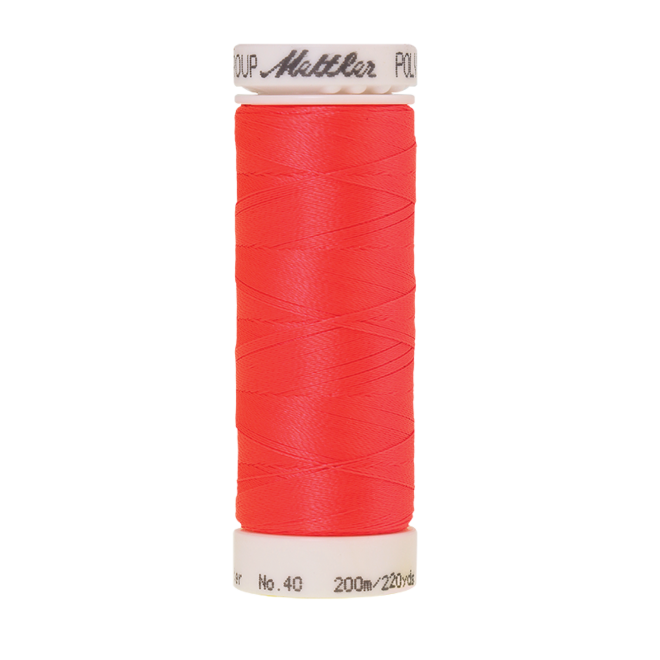 Amann Mettler Poly Sheen Watermelon glänzt durch den trilobalen Fadenquerschnitt besonders schön. Zum Sticken, Quilten, Nähen. 200m Spule