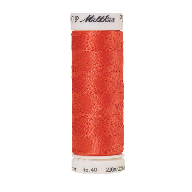 Amann Mettler Poly Sheen Flamingo glänzt durch den trilobalen Fadenquerschnitt besonders schön. Zum Sticken, Quilten, Nähen. 200m Spule