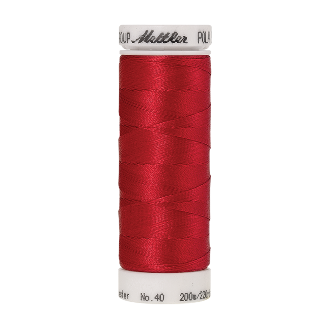 Amann Mettler Poly Sheen Wildfire glänzt durch den trilobalen Fadenquerschnitt besonders schön. Zum Sticken, Quilten, Nähen. 200m Spule