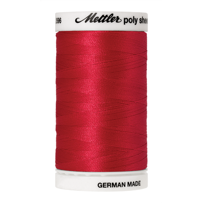 Amann Mettler Poly Sheen Strawberry glänzt durch den trilobalen Fadenquerschnitt besonders schön. Zum Sticken, Quilten, Nähen. 800m Spule