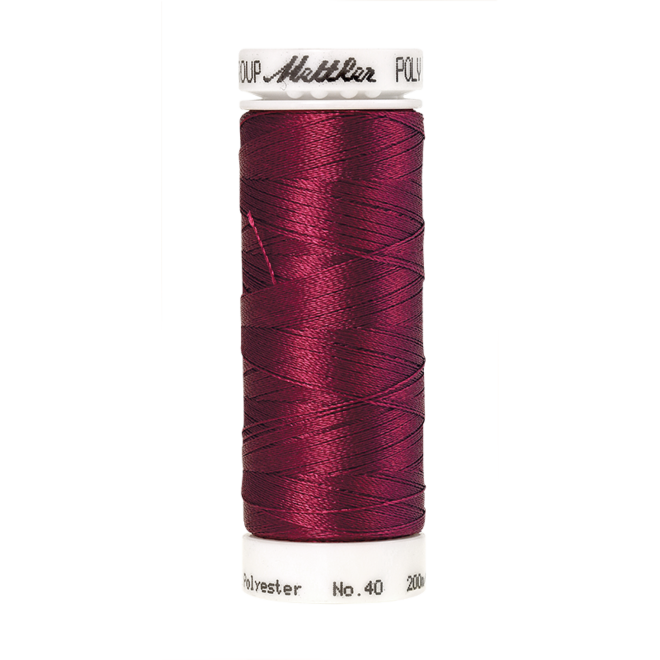 Amann Mettler Poly Sheen Pomegranate glänzt durch den trilobalen Fadenquerschnitt besonders schön. Zum Sticken, Quilten, Nähen. 200m Spule