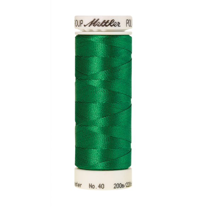 Amann Mettler Poly Sheen Shamrock glänzt durch den trilobalen Fadenquerschnitt besonders schön. Zum Sticken, Quilten, Nähen. 200m Spule
