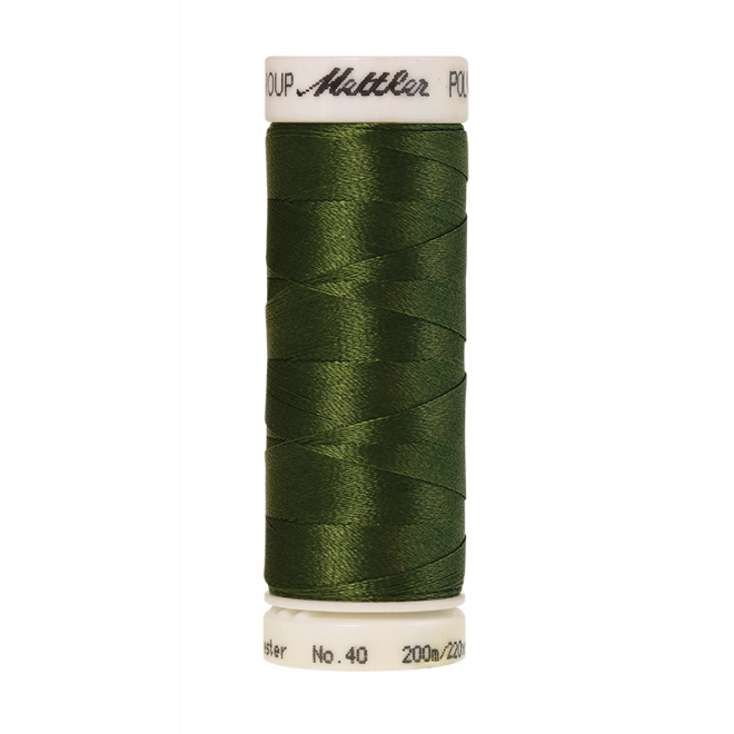 Amann Mettler Poly Sheen Grasshopper glänzt durch den trilobalen Fadenquerschnitt besonders schön. Zum Sticken, Quilten, Nähen. 200m Spule