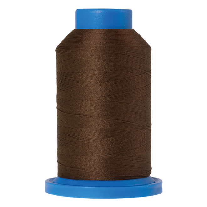 Amann Mettler Seraflock in der Farbe Pine Park auf der 1000m Kone. Seraflock ist ein Bauschgarn, besonders geeignet für Dessous, Schwimm- und Sportbekleidung.