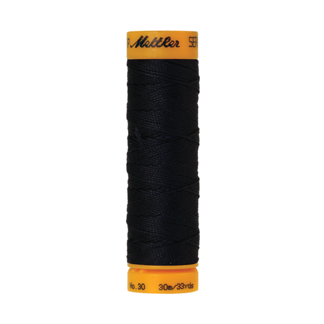 Amann Mettler Seralon 30, 30m - Darkest Blue - Knopfloch- Abstepp- und Ziernahtgarn