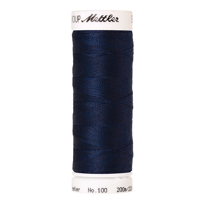 Amann Mettler Seralon 100, 200m - Night Blue - Allesnäher