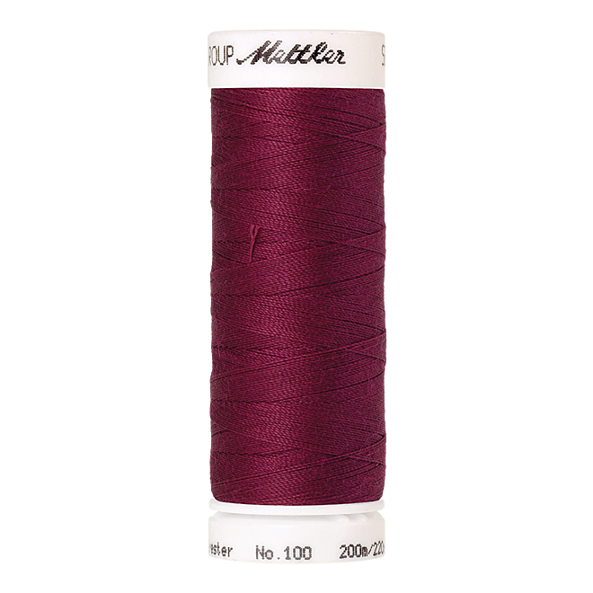 Amann Mettler Seralon 100, 200m - Pomegranate - Allesnäher