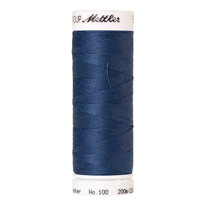 Amann Mettler Seralon 100, 200m - Steel Blue - Allesnäher