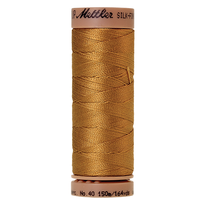 Silk-Finish Cotton 40, 150m - Palomino: Reines Baumwollgarn aus 100% langstapliger, ägyptischer Baumwollte von Amann Mettler
