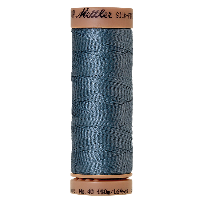 Silk-Finish Cotton 40, 150m - Laguna : Reines Baumwollgarn aus 100% langstapliger, ägyptischer Baumwollte von Amann Mettler