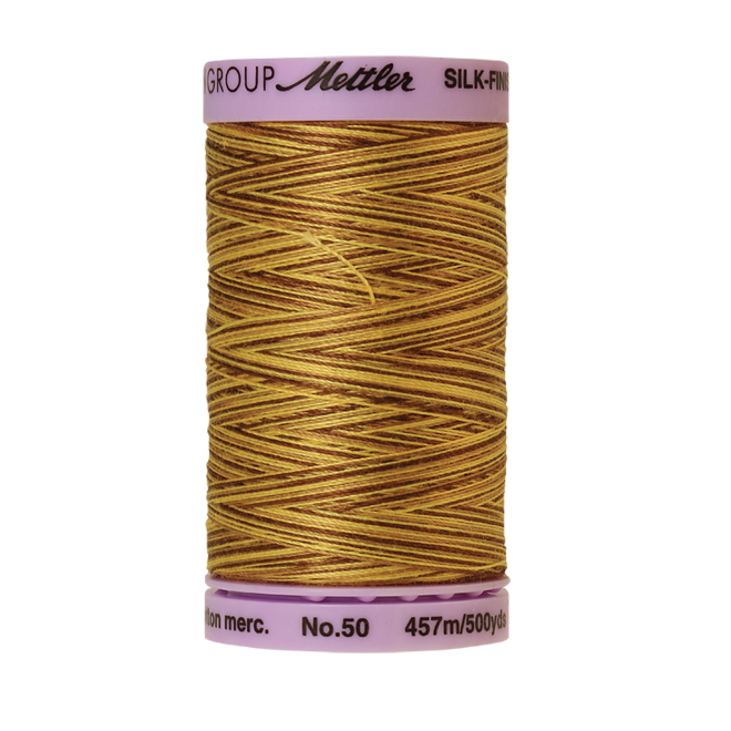 Silk-Finish Multi 50, 457m - Choco Banana : Reines Baumwollgarn aus 100% langstapliger, ägyptischer Baumwollte von Amann Mettler